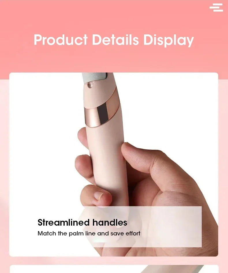 Electric Foot File – Rechargeable USB Pedicure Grinder with 2 Roller Heads, Callus Remover for Dead Skin & Hard Feet – Portable & Waterproof