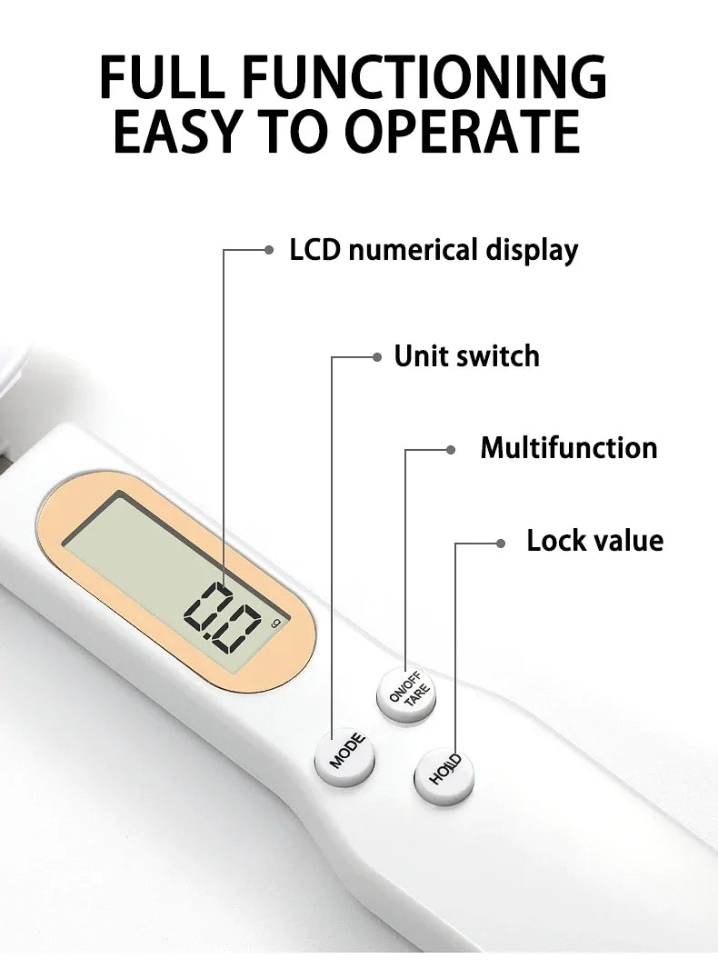 Digital Measuring Spoon Scale – 500g/0.1g Precision