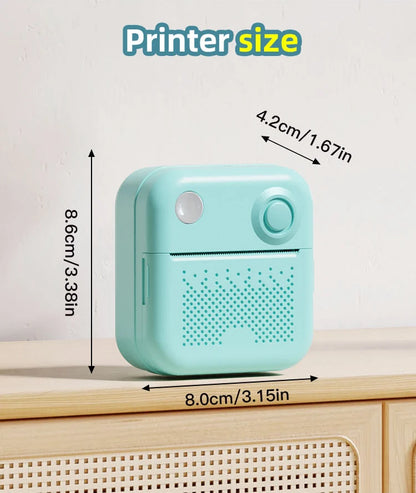 Dolewa D3 Mini Printer – Bluetooth Thermal Sticker & Photo Printer, 57mm