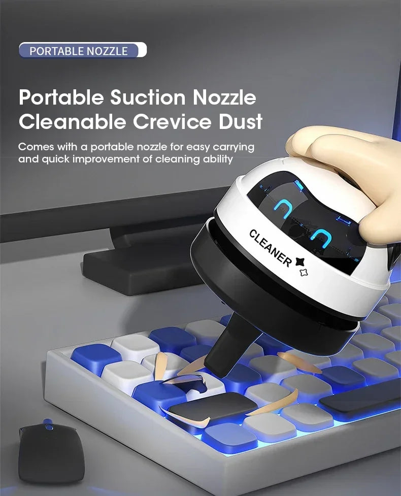 NOCCLILI Mini Desktop Vacuum Cleaner