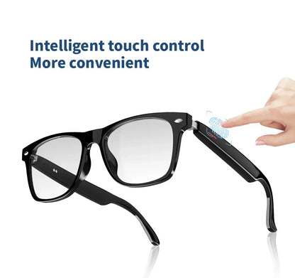 VisionShield Smart Glasses – Blue Light Filtering Polarized Lenses with Open-Ear Speakers & Voice Control