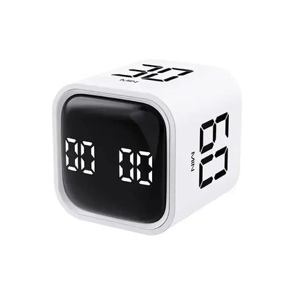 Productivity Cube Timer with LED Display – Gravity Sensor & 4 Preset Times – Countdown Timer for Kids, Study, Work, Kitchen