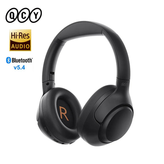 QCY H3 Hybrid ANC Wireless Headphones – 43dB Noise Cancelling Over-Ear Headset with 60H Playtime, Hi-Res Audio & Bluetooth 5.