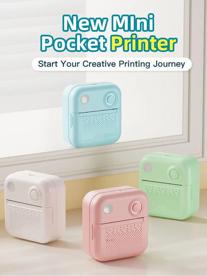 Dolewa D3 Mini Printer – Bluetooth Thermal Sticker & Photo Printer, 57mm