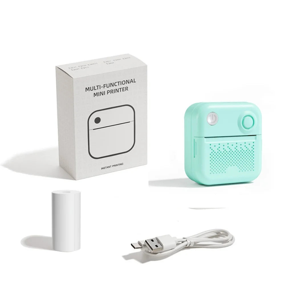 Dolewa D3 Mini Printer – Bluetooth Thermal Sticker & Photo Printer, 57mm