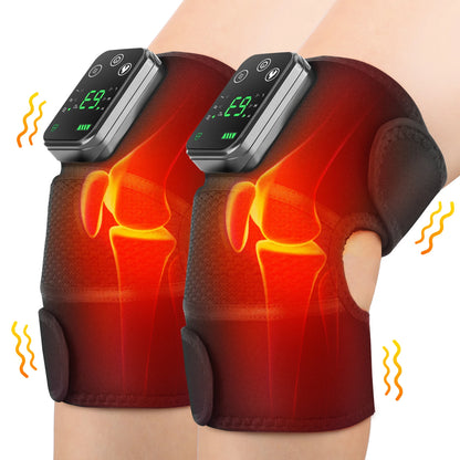 Heated Knee Massager – Rechargeable, 6-Temp, 3-Zone