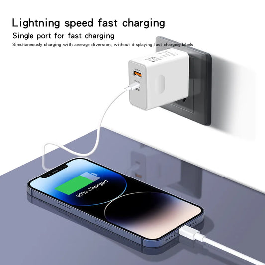 Xiaomi 120W TurboPower Charger – 6A USB-C Fast Charger with EU/US/UK Plugs – Compatible iPhone 16 & Xiaomi Devices