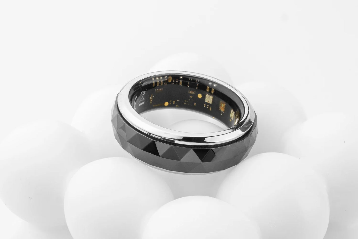 COLMI R11 Smart Ring – Fidget Spinner Stress Relief Ring with Health Tracking, 5ATM Waterproof, 60-Day Battery – Sleep/HR/SpO2 Monitor for Men & Women