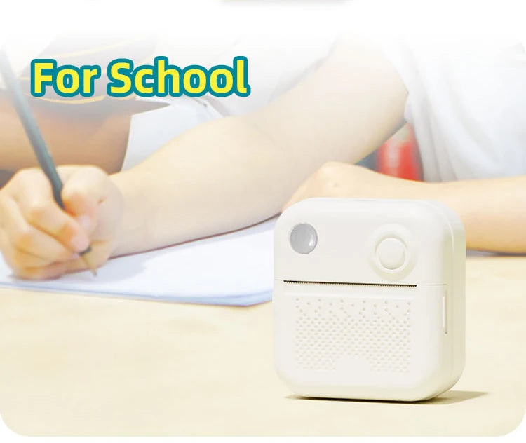 Dolewa D3 Mini Printer – Bluetooth Thermal Sticker & Photo Printer, 57mm