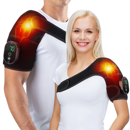 Heated Knee Massager – Rechargeable, 6-Temp, 3-Zone