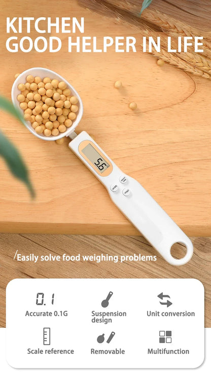 Digital Measuring Spoon Scale – 500g/0.1g Precision