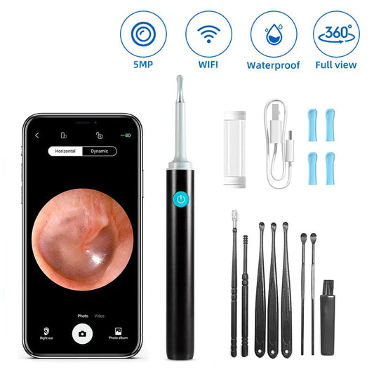 Smart Ear Cleaner – HD Cam, 360° View, Wireless for iPhone/Android