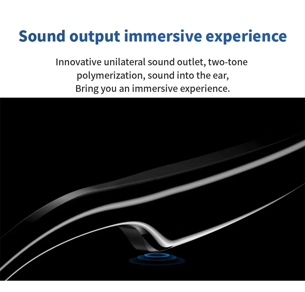 VisionShield Smart Glasses – Blue Light Filtering Polarized Lenses with Open-Ear Speakers & Voice Control