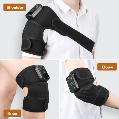 Heated Knee Massager – Rechargeable, 6-Temp, 3-Zone