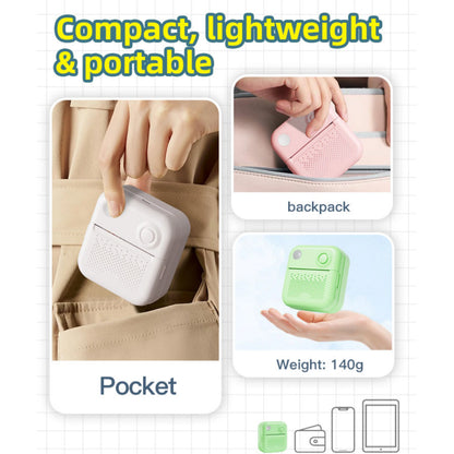 Dolewa D3 Mini Printer – Bluetooth Thermal Sticker & Photo Printer, 57mm
