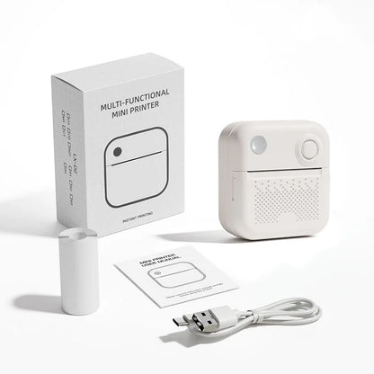 Dolewa D3 Mini Printer – Bluetooth Thermal Sticker & Photo Printer, 57mm