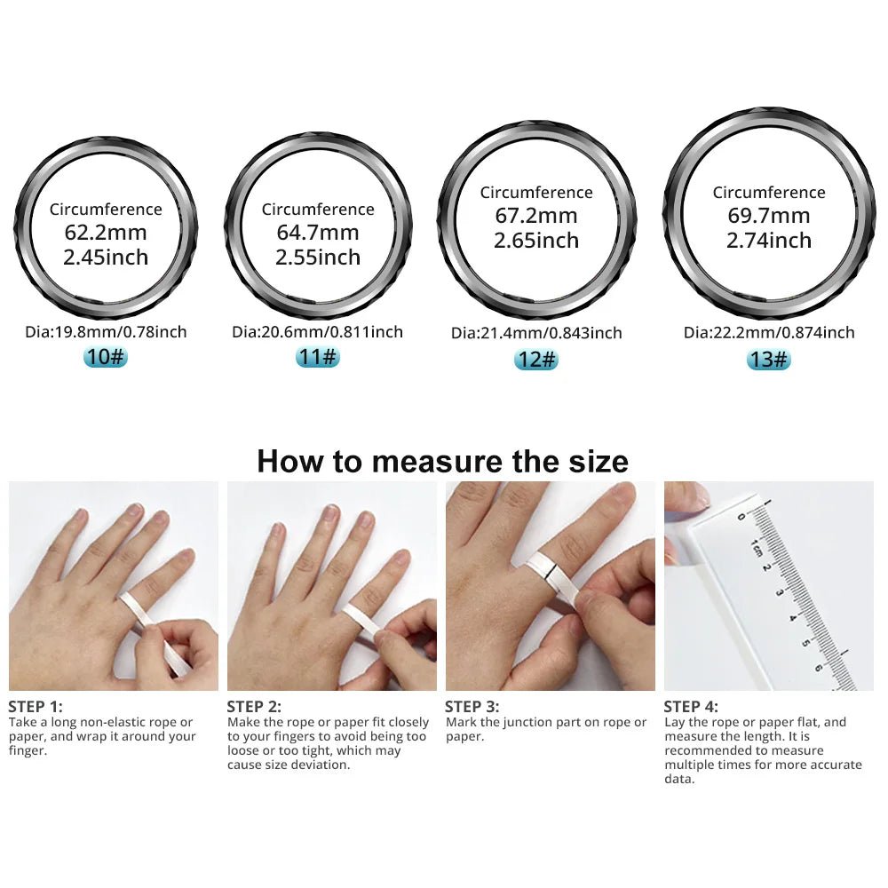 COLMI R11 Smart Ring – Fidget Spinner Stress Relief Ring with Health Tracking, 5ATM Waterproof, 60-Day Battery – Sleep/HR/SpO2 Monitor for Men & Women